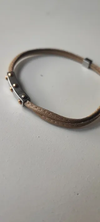 Bracciale Nomination cuoio e oro