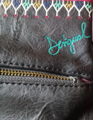 Bolso Desigual Negro Multicolor