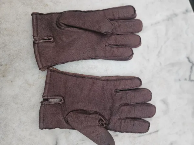 Guanti uomo vera pelle imbottiti