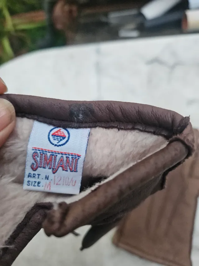 Guanti uomo vera pelle imbottiti