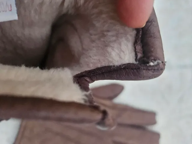 Guanti uomo vera pelle imbottiti