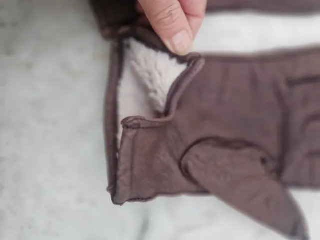 Guanti uomo vera pelle imbottiti