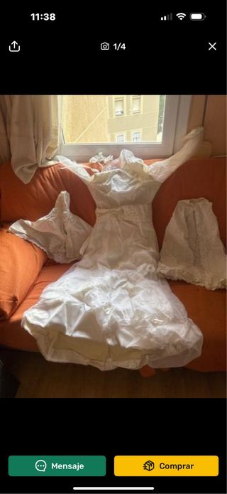 Vestido de novia antiguo