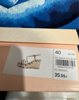 Sandalias Merkal Cuña Talla 40 Nuevas