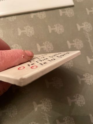 4 Mattonelle Decorative con Scritte