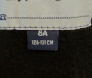 Abrigo unisex para niños negro con forro polar