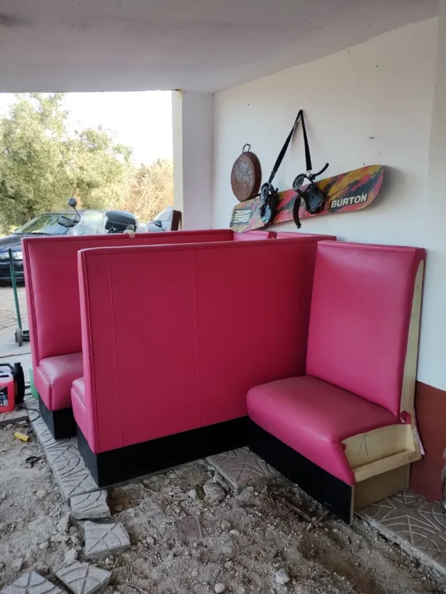 Sofá box para bar o restaurante