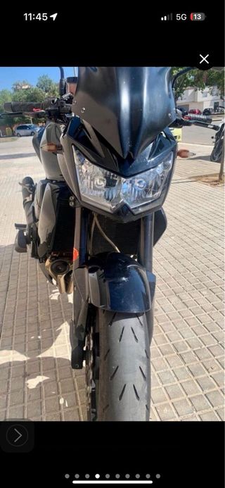Kawasaki Z750 Negra en impecables condiciones