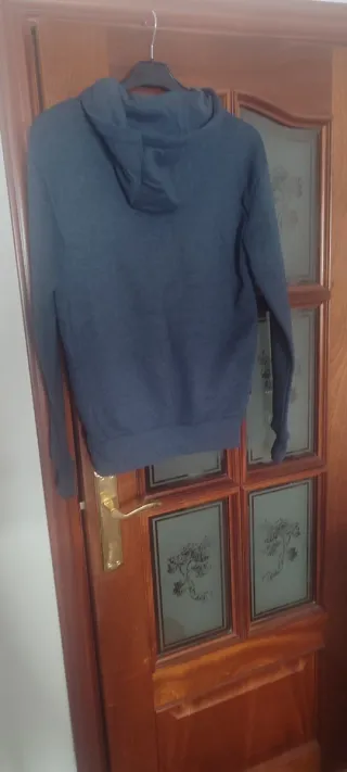 Sudadera azul con estampado NYC