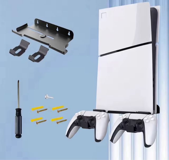 Soporte Pared PS5 + Colgador Mandos