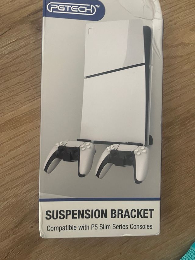 Soporte Pared PS5 + Colgador Mandos
