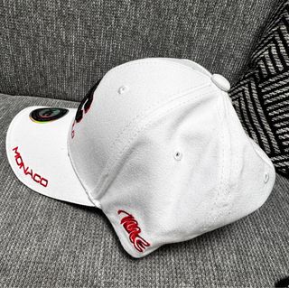 Cappellino MC Monte Carlo Bianco Rosso