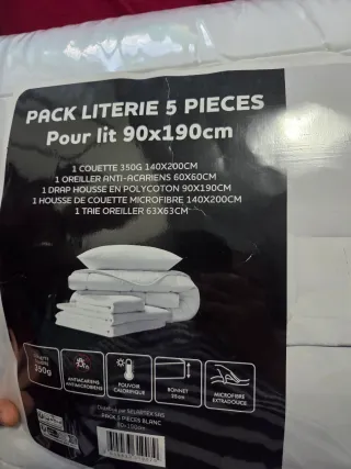 Set letto singolo 5 pezzi