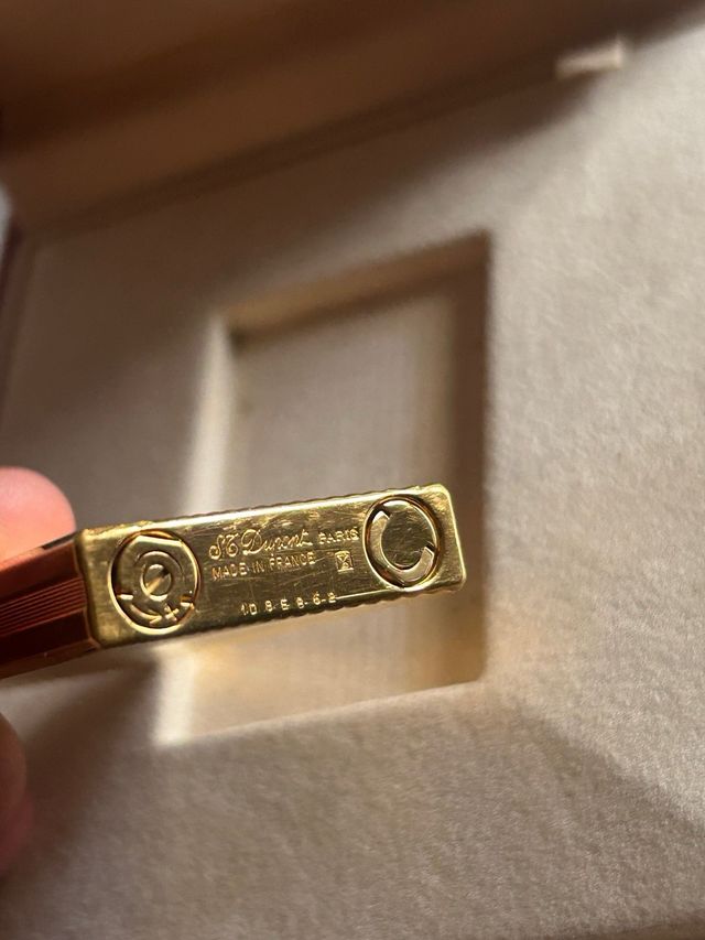 S.T. Dupont Ligne 2 Accendino da tasca Oro Giallo