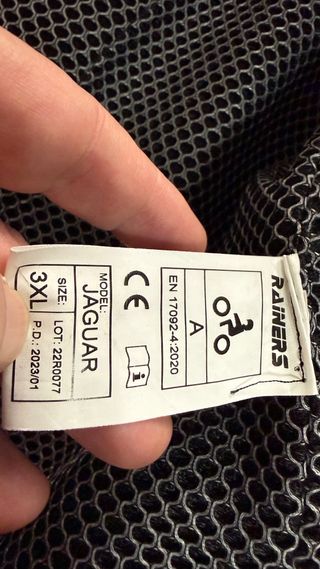 Chaqueta Cuero Moto Rainers Jaguar