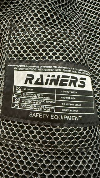 Chaqueta Cuero Moto Rainers Jaguar