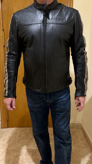 Chaqueta Cuero Moto Rainers Jaguar