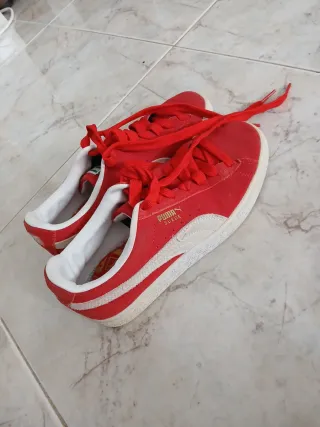 Tenis Puma Suede Rojo Talla 37