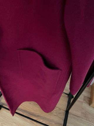 Abrigo MaxMara Talla M Rosa Fucsia