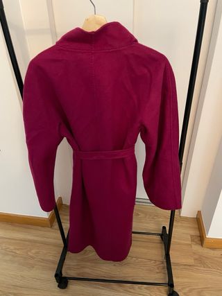 Abrigo MaxMara Talla M Rosa Fucsia