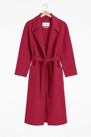 Abrigo MaxMara Talla M Rosa Fucsia
