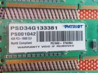 CPU, placa base y RAM