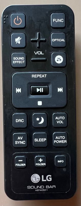 Barra de Sonido LG con Subwoofer