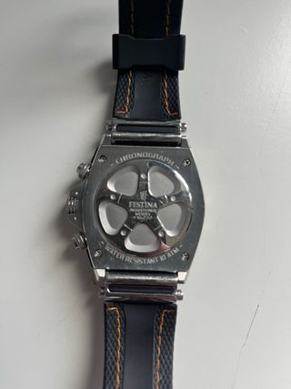 Reloj Festina Cronógrafo Negro y Plateado