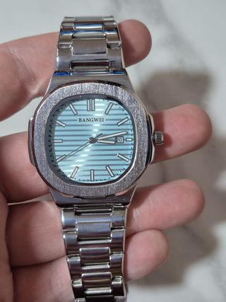 Reloj deportivo 40mm Sky Blue acero inoxidable