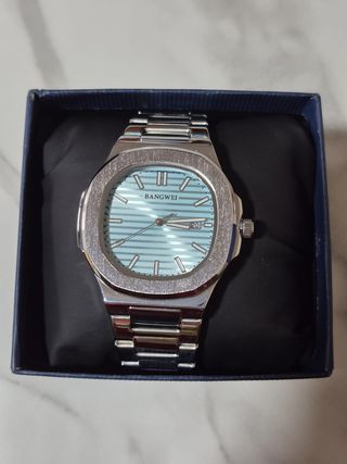 Reloj deportivo 40mm Sky Blue acero inoxidable