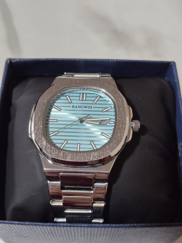 Orologio sportivo 40mm Sky Blue in acciaio inossidabile