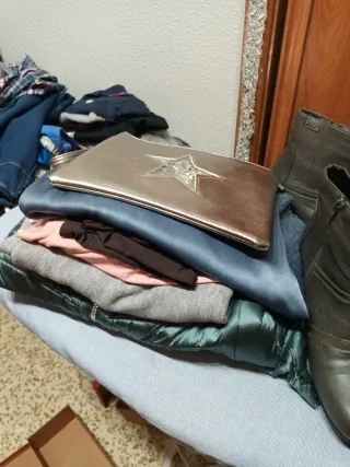 Lote 13productos  Zapatos Mujer vestidos jersey bo