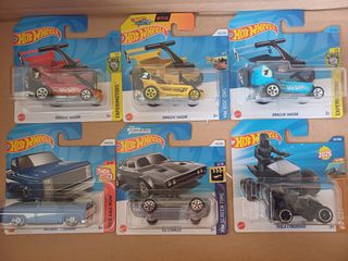 Lote 6 Carrinhos Hot Wheels Variados
