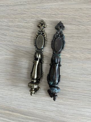 Lote de dos tiradores corto