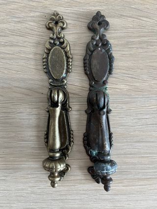 Lote de dos tiradores corto