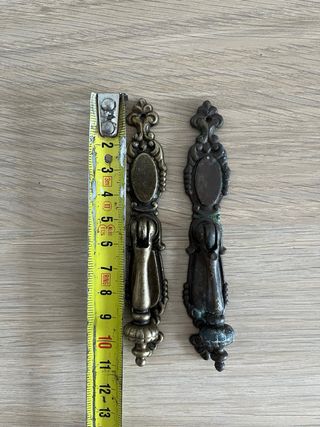 Lote de dos tiradores corto