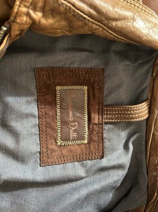 Cazadora Piel Massimo Dutti Talla L