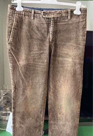 Pantaloni Duca Visconti Velluto a Coste Taglia 48