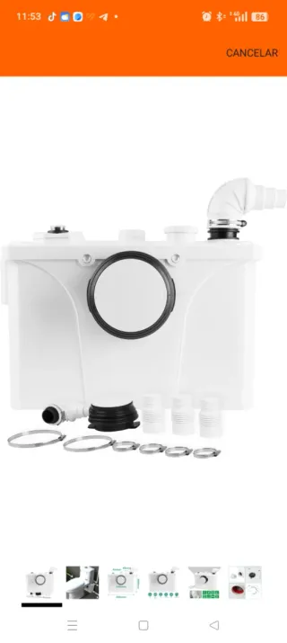 Triturador aguas sucias