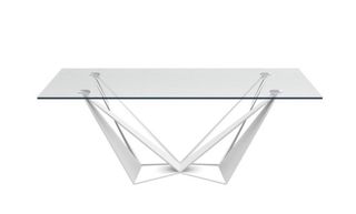 Tavolo da Pranzo in Cristallo MILENIUM 200x100x76.5cm