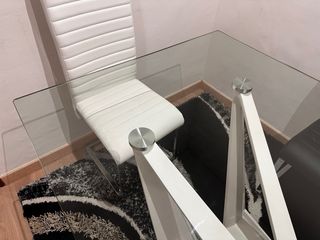 Tavolo da Pranzo in Cristallo MILENIUM 200x100x76.5cm