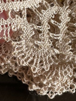 Mini centrini graziosissimi realizzati al tombolo