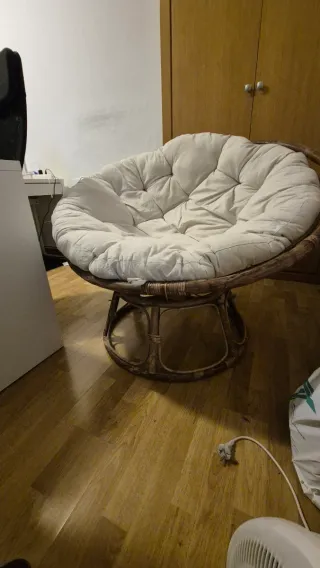 Sillón Relax Ratán Beige