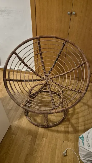 Sillón Relax Ratán Beige