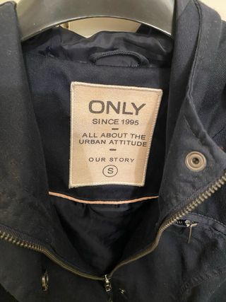 Parka Only azul marino Talla S