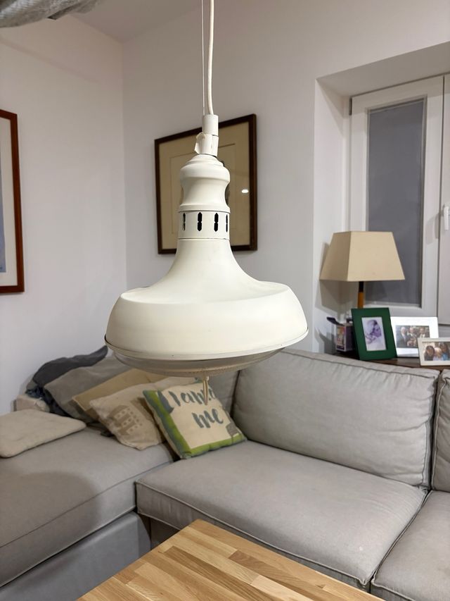 Lampara Vintaje blanca