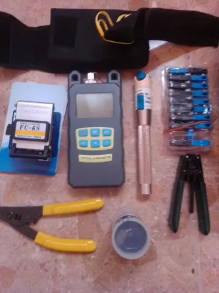 Kit Medidor Potencia Óptica Fibra Óptica