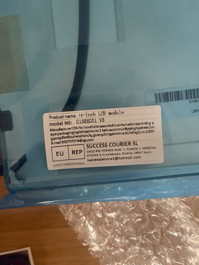 AUO G150XG01 V.3 Pantalla LCD 15