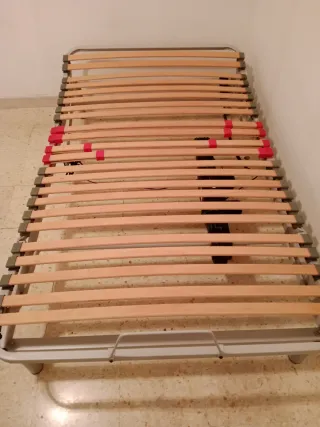Base de cama Articulada 105cm Madera y Metal