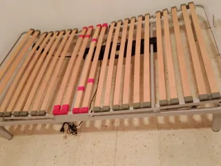 Base de cama Articulada 105cm Madera y Metal